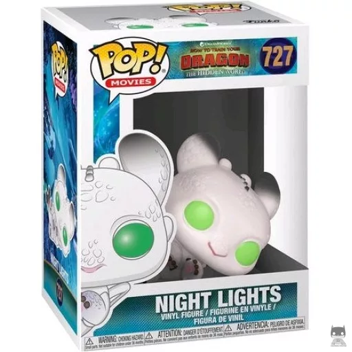 Figurine Funko POP Night Lights (Blanc) (Dragons)
