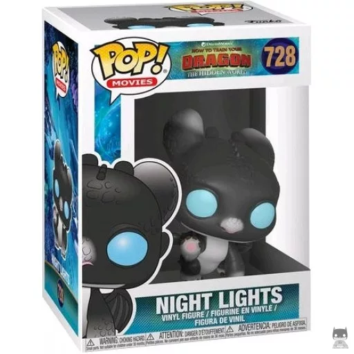 Figurine Funko POP Night Lights avec Yeux Bleus (Dragons)