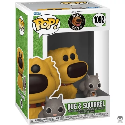 Figurine Funko POP Dug & Squirrel (Dug Days)