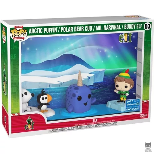 Figurine Funko POP Arctic Puffin, Polar Bear Cub, Mr. Narwhal & Buddy Elf (Elfe)