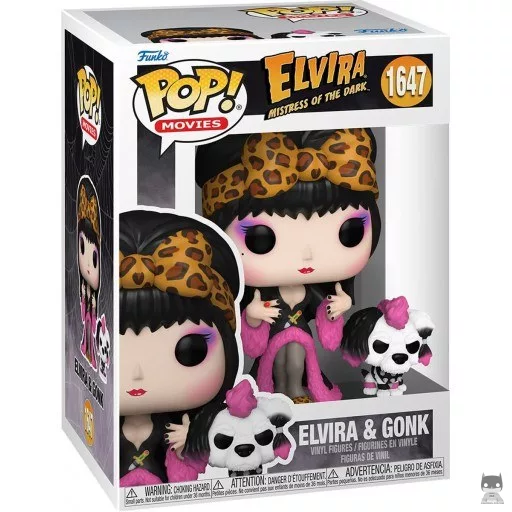 Figurine Funko POP Elvira & Gonk (Elvira, Maîtresse des Ténèbres)