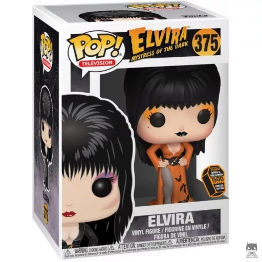 Figurine Funko POP Elvira Maîtresse des Ténèbres (Orange) (Elvira, Maîtresse des Ténèbres)