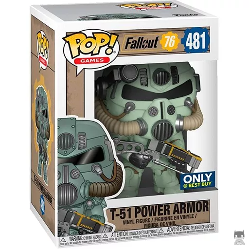 Figurine Funko POP T-51 Power Armor (Vert) (Pop! Vinyl)