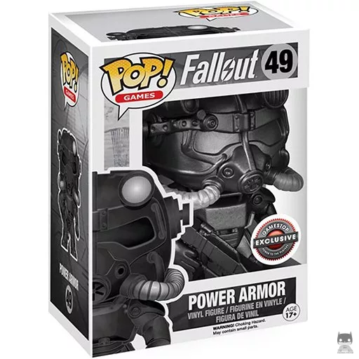 Figurine Funko POP Power Armor (Noir & Blanc) (Exclusive)