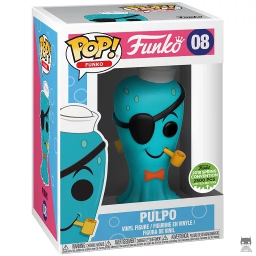 Figurine Funko POP Pulpo (Bleu) (Exclusive)