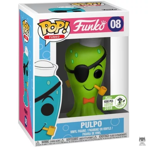 Figurine Funko POP Pulpo (Vert) (Exclusive)