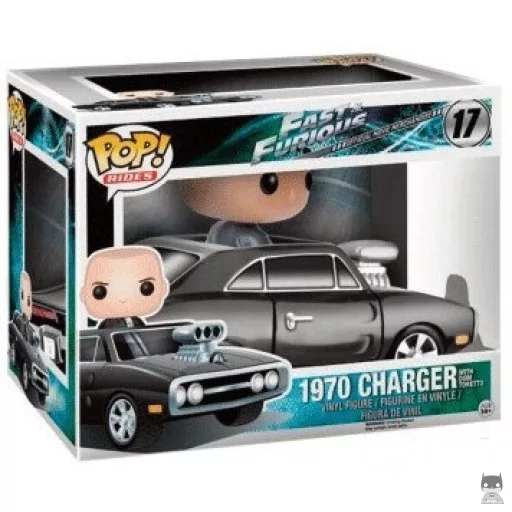 Figurine Funko POP Dom Toretto dans Charger (Fast and Furious)