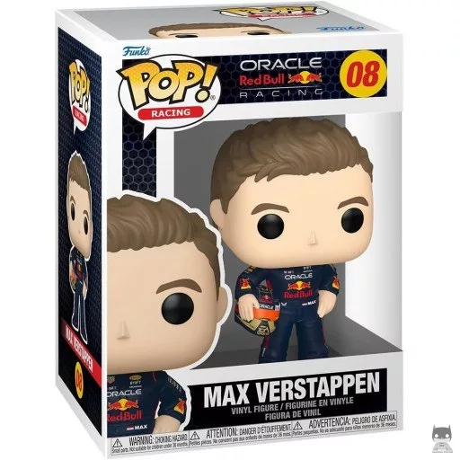 Figurine Funko POP Max Verstappen avec Casque (Oracle Red Bull Racing) (Pop! Vinyl)