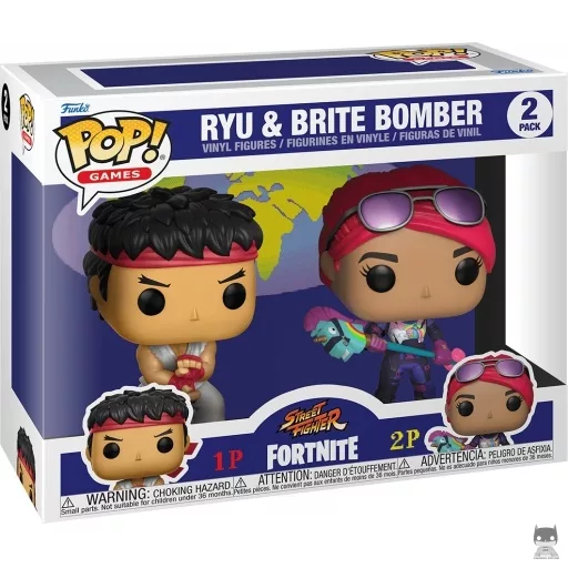 Figurine Funko POP Ryu & Brite Bomber (Fortnite)
