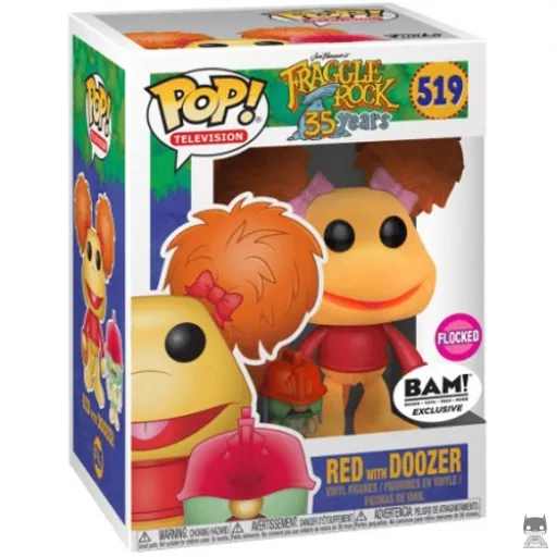 Figurine Funko POP Red (avec Doozer) (Flocked) (Fraggle Rock)