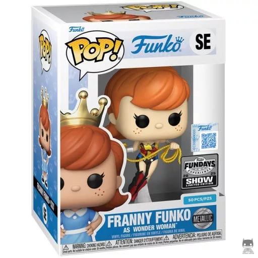 Figurine Funko POP Franny Funko en Wonder Woman (Metallic) (Franny Funko)
