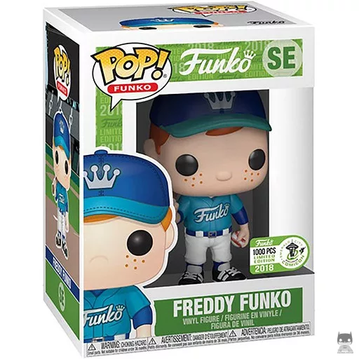 Figurine Funko POP Freddy Funko (Baseball) (Bleu ciel) (Color variant)
