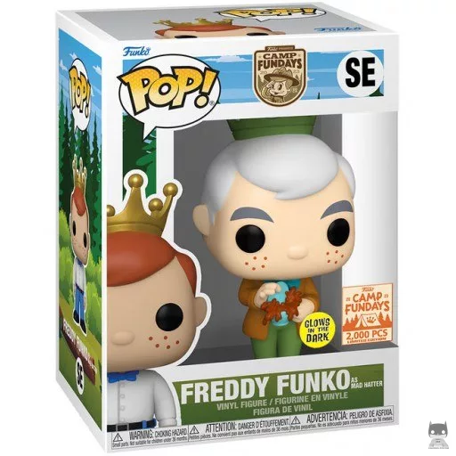 Figurine Funko POP Freddy Funko En Chapelier Fou - Glow In The Dark (Freddy Funko)
