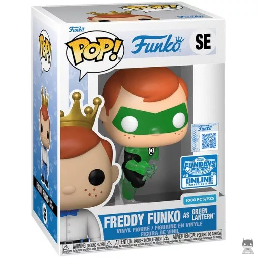Figurine Funko POP Freddy Funko en Green Lantern (Translucent) (Translucent)