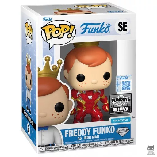 Figurine Funko POP Freddy Funko en Iron Man (Diamond Glitter) (FunDays 2025)