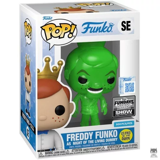 Figurine Funko POP Freddy Funko en La Nuit Des Pantins Vert (Translucent) (FunDays 2025)