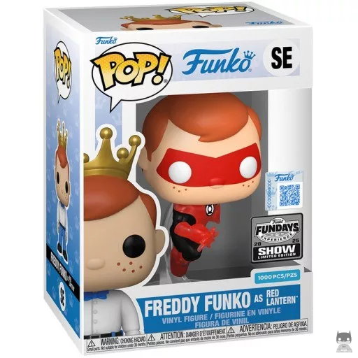 Figurine Funko POP Freddy Funko en Red Lantern (Translucent) (Translucent)