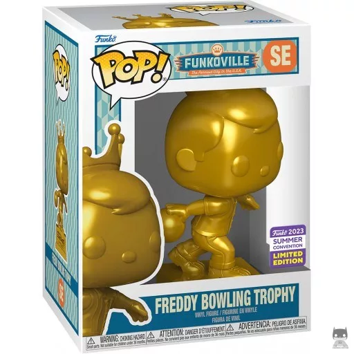 Figurine Funko POP Trophée Bowling Freddy (Or) (San Diego Comic Con (Convention d'Eté) 2023)