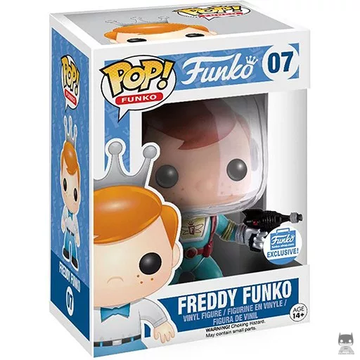 Figurine Funko POP Freddy Funko (avec pistolet laser) (Exclusive)