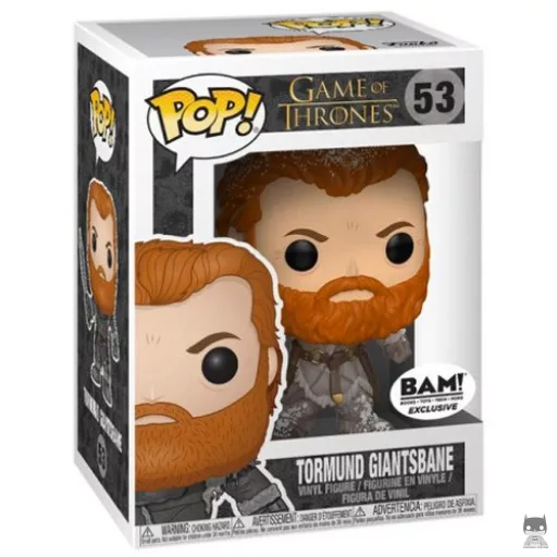 Figurine Funko POP Tormund Giantsbane (Recouvert de neige) (Exclusive)