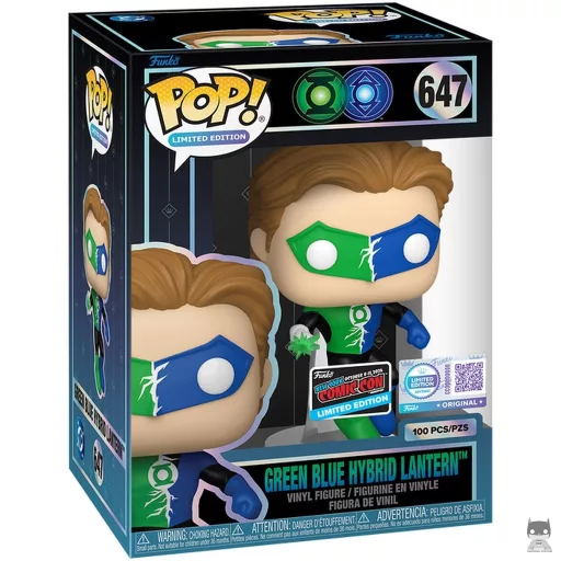 Figurine Funko POP Lanterne hybride verte et bleue (Green Lantern)