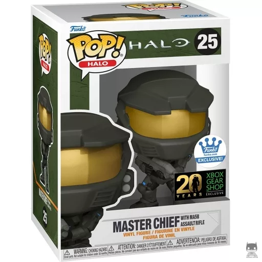 Figurine Funko POP Master Chief avec Fusil Assaut MA5B (Halo)
