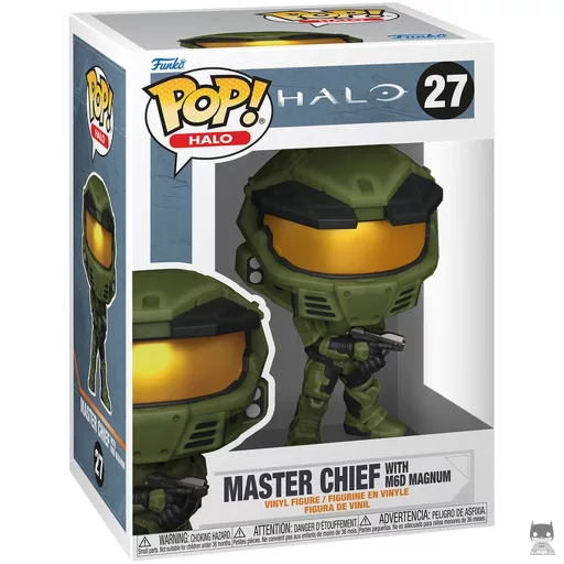 Figurine Funko POP Master Chief avec M6D Magnum (Halo)