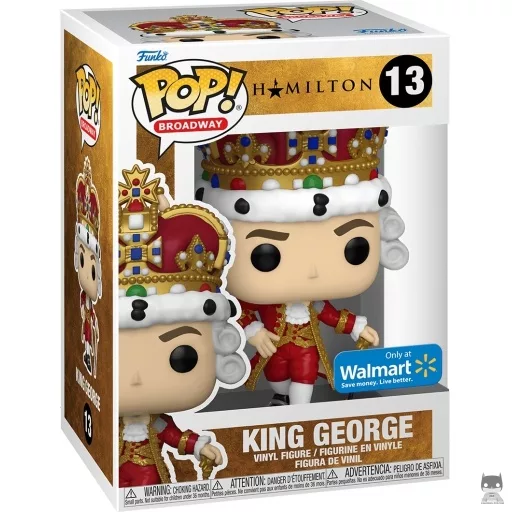 Figurine Funko POP Roi George (Rouge) (Hamilton)