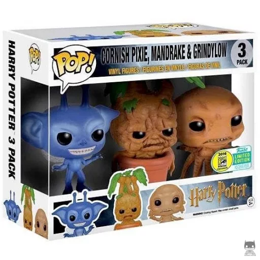 Figurine Funko POP Pixie, Mandragore & Stangulot (Harry Potter)