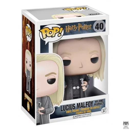 Figurine Funko POP Lucius Malfoy tenant la Prophétie (Exclusive)