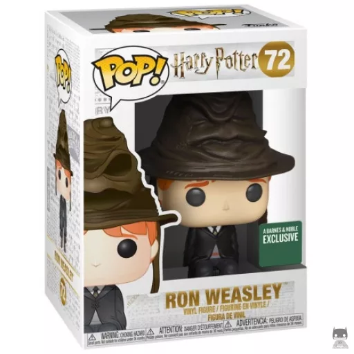 Figurine Funko POP Ron Weasley avec Choixpeau (Exclusive)