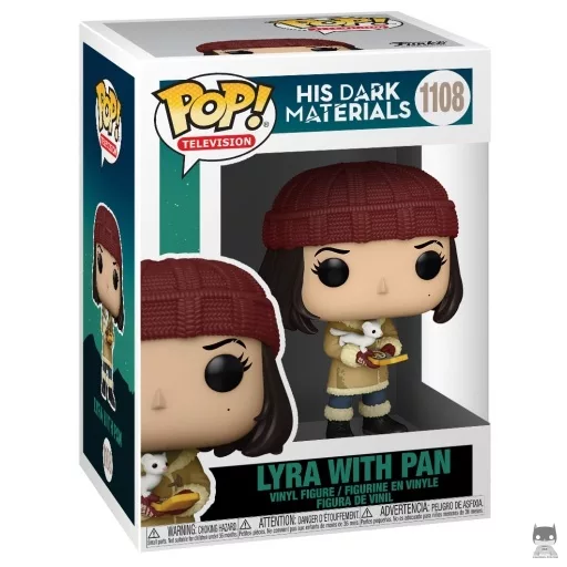 Figurine Funko POP Lyra avec Pan (His Dark Materials)