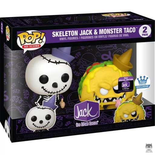 Figurine Funko POP Skeleton Jack & Monster Taco (Pop! Vinyl)