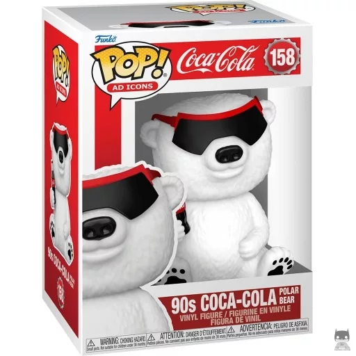Figurine Funko POP Ours polaire Coca-Cola Années 90 (Pop! Vinyl)