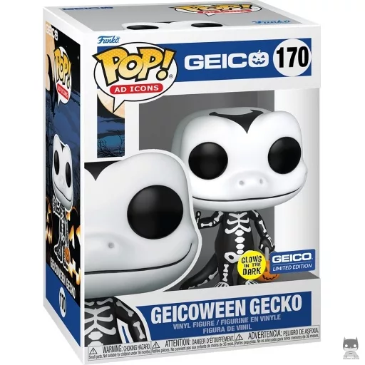 Figurine Funko POP Geicoween Gecko (Glow In the Dark) (Pop! Vinyl)