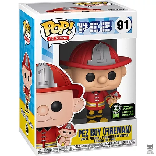 Figurine Funko POP Pez Boy (Pompier) (Exclusive)