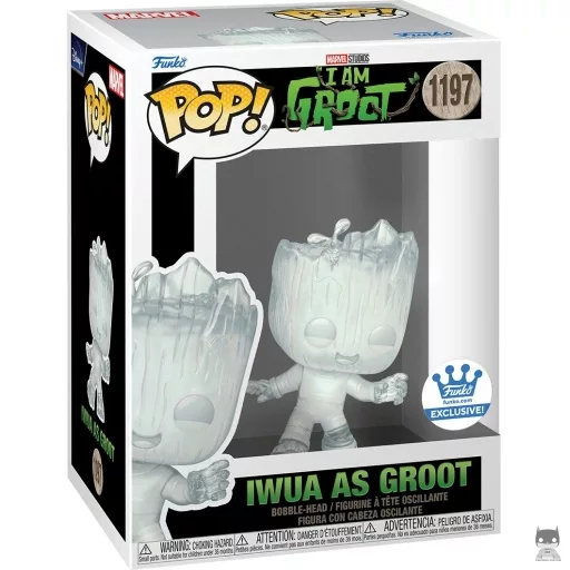 Figurine Funko POP Iwua en Groot (Translucent) (Je s'appelle Groot)