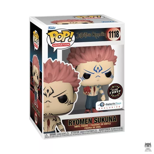Figurine Funko POP Sukuna avec Coeur (Chase & Glow in the Dark) (Sukuna)