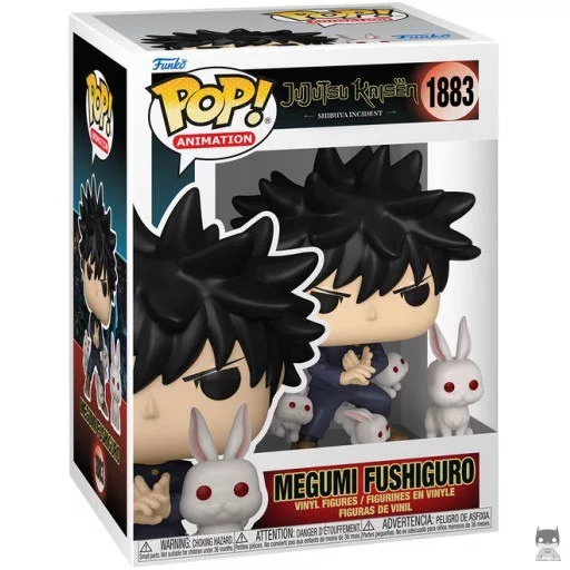 Figurine Funko POP Megumi Fushiguro avec Lapins (Jujutsu Kaisen)