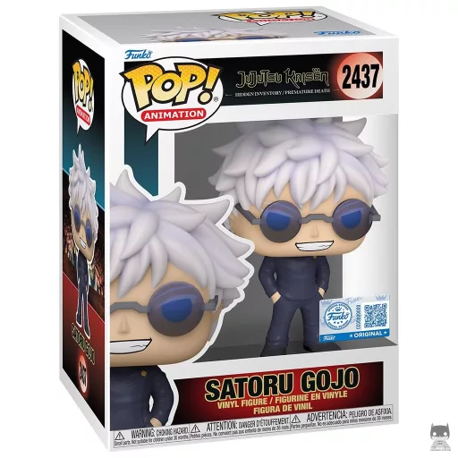 Figurine Funko POP Jeune Satoru Gojo avec lunettes (Jujutsu Kaisen)