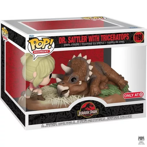 Figurine Funko POP Dr. Sattler avec Triceratops (Ellie Sattler)