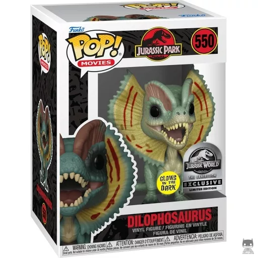 Figurine Funko POP Dilophosaurus (Glow in the Dark) (Jurassic Park)