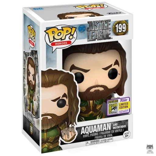Figurine Funko POP Aquaman avec Boîte Mère (Exclusive)