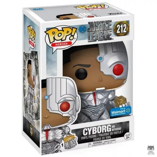 Figurine Funko POP Cyborg avec Boîte Mère (Exclusive)