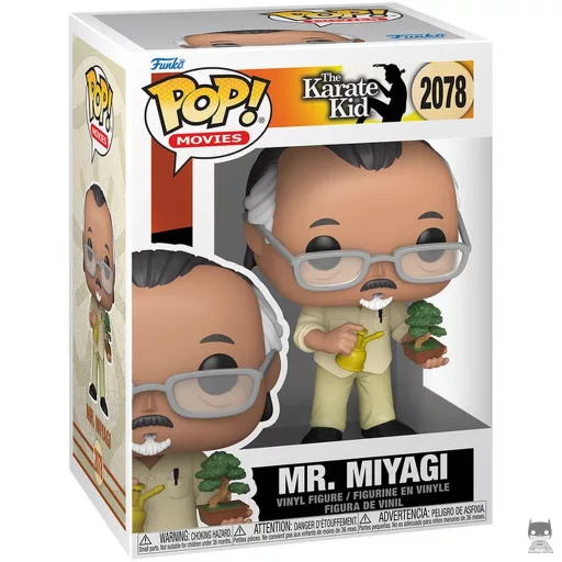Figurine Funko POP Mr. Miyagi avec bonsaï (Karaté Kid)