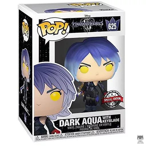 Figurine Funko POP Dark Aqua with Keyblade (Kingdom Hearts)