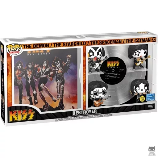 Figurine Funko POP KISS
  : Destroyer (The Demon, The Starchild, The Spaceman & The Catman) (KISS)