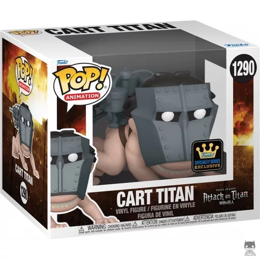 Figurine Funko POP Titan Charrette (L'attaque des Titans (SNK))