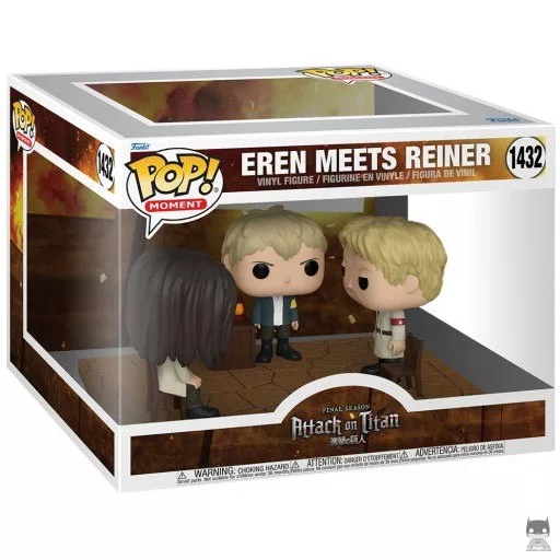 Figurine Funko POP Eren rencontre Reiner (Anime Moments)