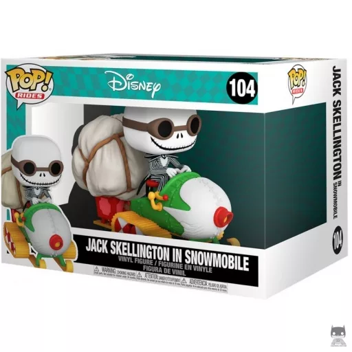 Figurine Funko POP Jack Skellington sur Moto-neige (Pop! Vinyl)